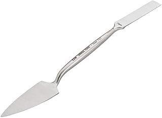 OX Tools -P010119, Pro Leaf and Square Small Plasterers Tool/Trowel Used for Filling and Touching Works - 19 mm, 3/4” Hand Building Silver