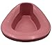 Heavy Duty Stackable Plastic Bedpan, Rose (Pack of 2)