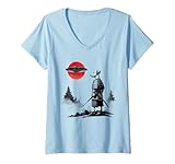 Photo Gallery donna bull terrier samurai ufo giapponese ukiyo-e art dog inglese maglietta con collo a v Photo Gallery donna bull terrier samurai ufo giapponese ukiyo-e art dog inglese maglietta con collo a v