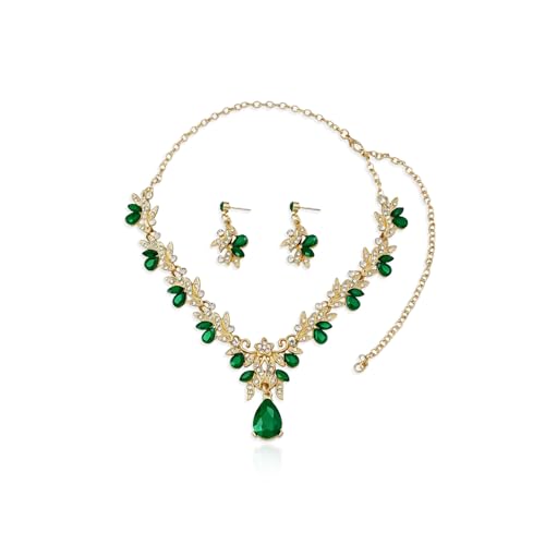 Your Always Charm���C���X�g�[���W���G���[�S�[���h�ƃO���[���̃E�F�f�B���O�l�b�N���X�C�������O�Z�b�g �v���� �t�H�[�}�� �C���f�B�A���R�X�`���[���h���X ���f�B�[�X�Ɖԉŗp, Large, ����, ��΂Ȃ�