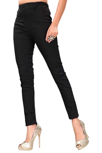 Image of Black Denim Fix Elastic Women Denim Jegging