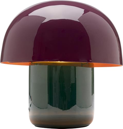 Kare Tischleuchte Mushroom Shiny Duo Saturday, Grün-Lila, Pilzform, Tischlampe, Nachttischlampe, Wohnzimmer, Leuchtmittel nicht inklusive, 20x20x20 cm (H-B-T)
