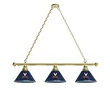 Holland Bar Stool Co. Virginia 3 Shade Billiard Light with Brass Fixture by The