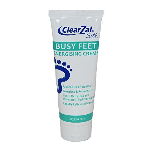 Clearzal-Busy-Feet-Cooling-Energizing-Foot-Cream-Packed-with-Menthol-for-Pain-Relief-for-Tired-Achy-Feet-Refreshes-and-Rejuvenates-Helps-to-Provide-Relief-from-Neuropathy-34-Ounce-Tube Clearzal Busy Feet Cooling Energizing Foot Cream, Packed with Menthol for Pain Relief for Tired Achy Feet, Refreshes and Rejuvenates, Helps to Provide Relief from Neuropathy, 3.4 Ounce Tube - Image 6