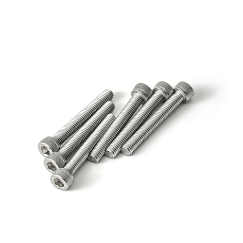M8 x 16mm (30 Pack) Socket Head Cap Screws Bolts, 304 Stainless Steel 18-8, Allen Socket Drive, Full Thread, Bright Finish by HEXPHANT - Used condition - Image 8
