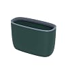 Mini aanrecht vuilnisbak vuilnisbak, make-up houder ijdelheid keuken auto desktop kantoor badkamer (donkergroen)