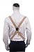 Infithvac Men’s Suspender 4 Hook X-Back Heavy Duty With 1.4 Inch Suspenders Elastic Straps