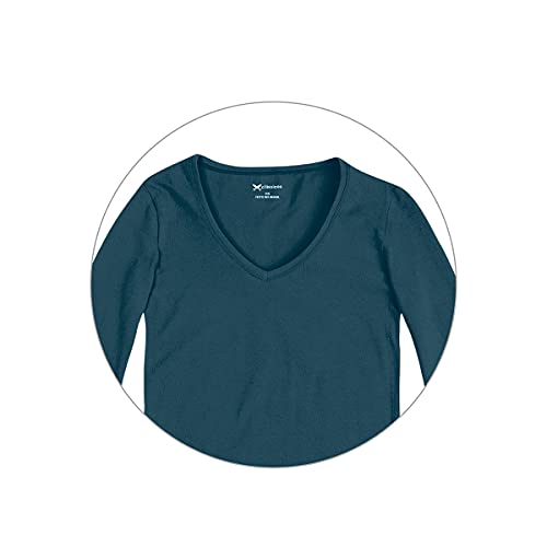 Camiseta Manga Longa, Hering, Feminino, Preto, P