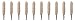 MILITARIA .9mm-.357-.38-.380 Cotton Bore Mop, (Pack of 10)
