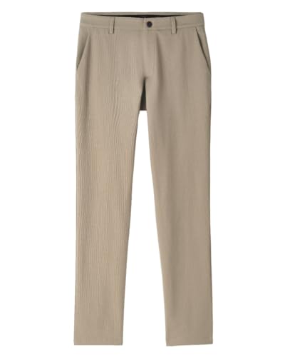 Rhone Gotham Men's Pants, Slim-Fit Mens Casual Pants, Comfortable Stretch Fabric, Work Pants for Men Khaki W31-31L