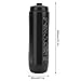QERLONG Cycling Sports PP5 Bike Water Bottle Squeeze Type for Outdoor High Capacity 1000ml Camping (Black)