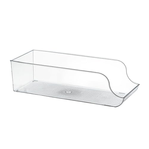 Organizador transparente de refrigerador con mango y material libre de BPA 2