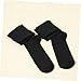 Outanaya Fashionable Calf Compression Stockings for Women s Black Pressure Hose for Sports Leg Support for Running Reduces Fatigue Swelling Breathable Elastic Material