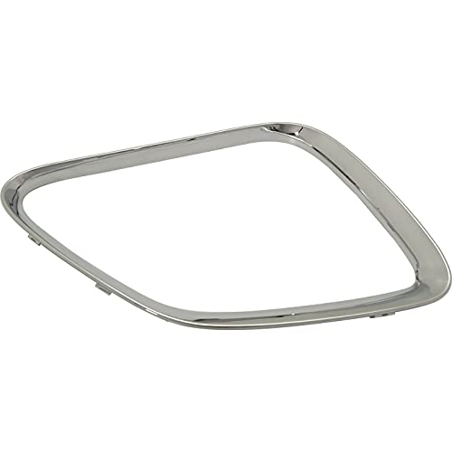 Dat Auto Parts Front Right Passenger Side Upper Bumper Insert Fog Light Bezel Molding Cover Grille Trim Replacement For 2005-2009 Pontiac G6 Chrome Smooth Gm1200541 15221712 #TOP5