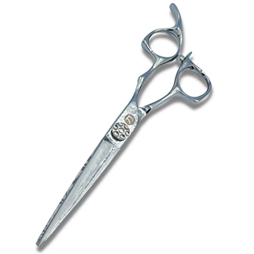 Damascus Hair Cutting Shears - Saki Kanzen - 6 Inch Master Level Hair Cutting Scissors - Damascus Steel #TOP7