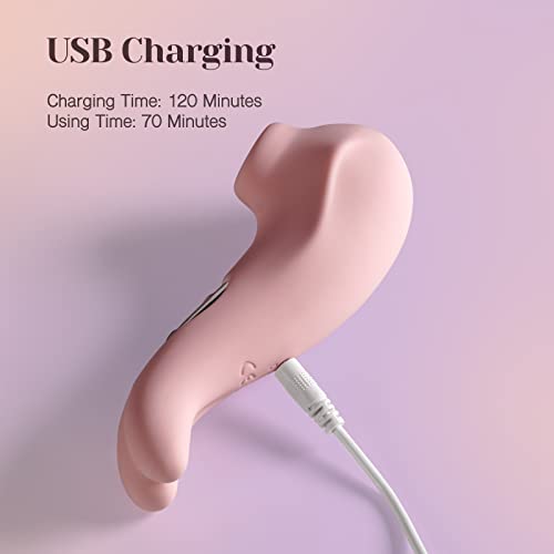 Tracy's Dog Clitoral Sucking Vibrator For Clit Nipple Stimulation With 10 Suction Modes, Adult Oral Sex Toys For Women Couples (P.cat) #TOP5