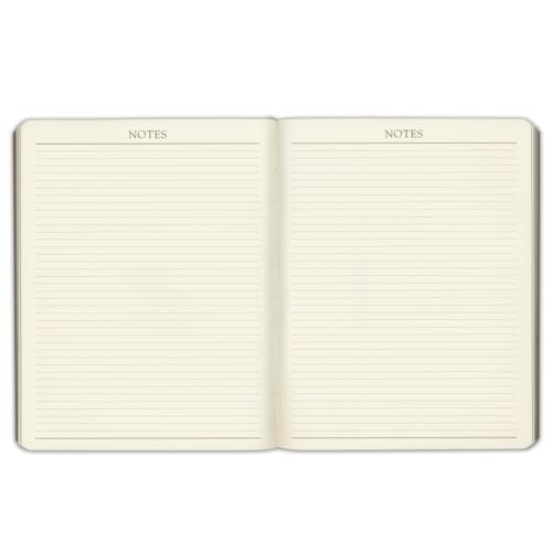 2025 Gallery Leather Large Monthly Planner - Acadia Black - 9.75x7.5\" - Thumbnail 5