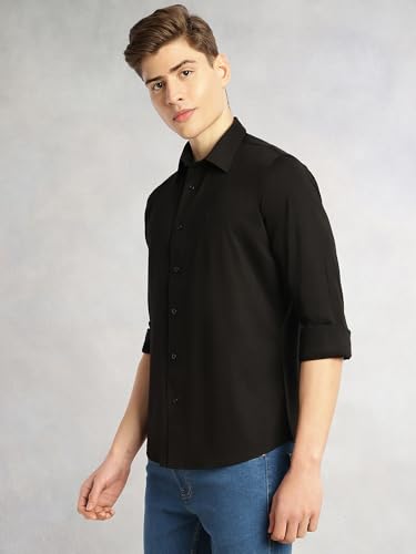 Image of Thomas Scott Men's | Tencel Fabric | Solid | 4 Way Stretchable | Lightweight | Moisture Absorb | Wrinkle Free | Shirt
