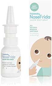 Frida Baby NoseFrida Saline Spray|Saline Nasal Spray to Soften Nasal Passages for Use Before NoseFrida The SnotSucker