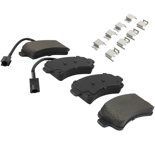 Image of QUALITY-BUILT Rear Semi-Metallic Brake Pads, Premium 1001-1840AM, Compatible with 2017-2021 Ram (ProMaster 1500,ProMaster 2500,ProMaster 3500)