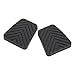 Rubber Brake Clutch Pedal Pad Set, Textured Surface, Fit for Mirage Eclipse 3000GT, Improve Pedal Grip and Comfort