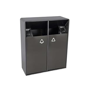 Runze765Z Dingzhebo2022 Outdoor-Mülleimer mit Deckel