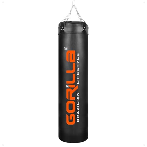 Saco de Pancada Profissional 160cm para Treino de Boxe, Muay Thai e MMA – Gorilla