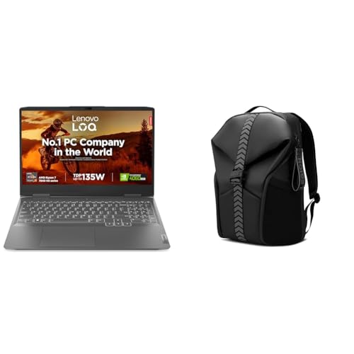Image of Lenovo LOQ AI Powered AMD Ryzen 7 7840HS 15.6 inch (39.6cm) FHD IPS 144Hz 350Nits Gaming Laptop (16GB /51