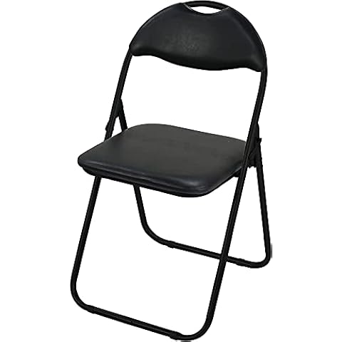 Hyfive Silla de jardín Acolchada Negra Plegable Cover