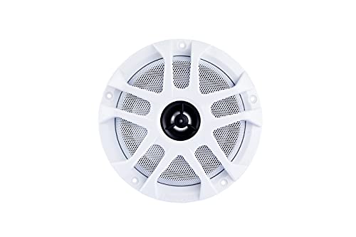 Memphis Audio Mxa60L Powersport 6.5" With Led, Black & White #TOP5