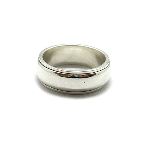 Bague tournante en argent massif 925 Empress évite le stress au quotidien