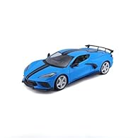 2020 Chevrolet Corvette Stingray Coupe (High Wing) White 1/18 scale