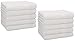 Betz Set di 10 Lavette Premium Misura 30 x 30 cm 100% Cotone Colore Bianco