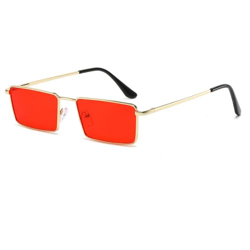 Lunettes de soleil vintage élégantes en métal et finition rétro de haute qualité