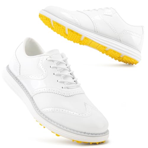 Image of Men Golf Shoes Professional 9 Spikes Comfortable Outdoor Golf Training Sport Sneakers for Men