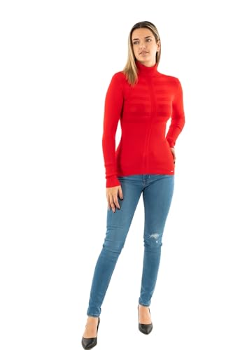 Morgan Mentos.m, suéter Mujer, Rojo (Rubis), Small (Talla del Fabricante: TS)