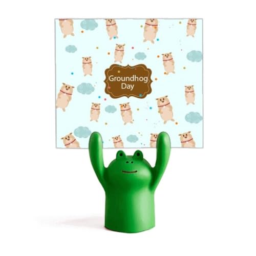 Support de mémo journée de la marmotte déco bureau cabine
