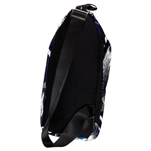 Bolsa cruzada de marinero con ancla, mochila compacta de 16x36cm para hombre y mujer 2