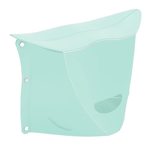 SPYMINNPOO Taburete Plegable, Reposapiés de Avión de Plástico Liviano para Viajes y Uso Al Aire, Taburete Portátil para Acampar y Caminar con Función de Bolso (Fruta Verde) (Fruta Verde)