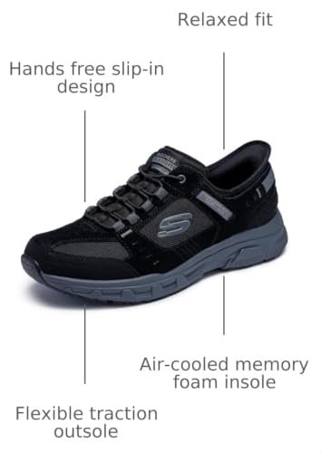 Image of Skechers Men's Oak Canyon Consistent Winne | Hands Free Slip-ins, Relaxed Fit, Air-Cooled Memory Foam, Trail, Casual