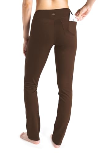 Yogipace,5 Pockets,25"/27"/29"/31"/33"/35"/37",Women's Straight Leg Yoga Dress Pants Workout Pants2