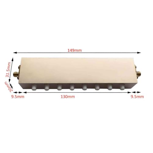 Atenuador de paso pulsador SMA RF de 50ohm BECEN de 1 a 60dB para pruebas de redes inalámbricas 2