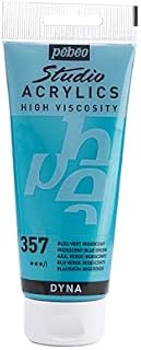 Pébéo - Studio Acrylics Fine Acrylic - Acrylic Paint - Iridescent Acrylic - Iridescent Blue-Green , 100 ml