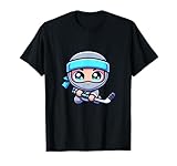 Eishockey Ninja Hockey Spieler Eisstadion T-Shirt
