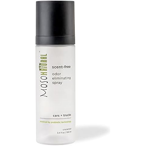 Moso Natural Scent-Free Odor Eliminating Spray for the Car. An Unscented Air Freshener. 100ml Cover