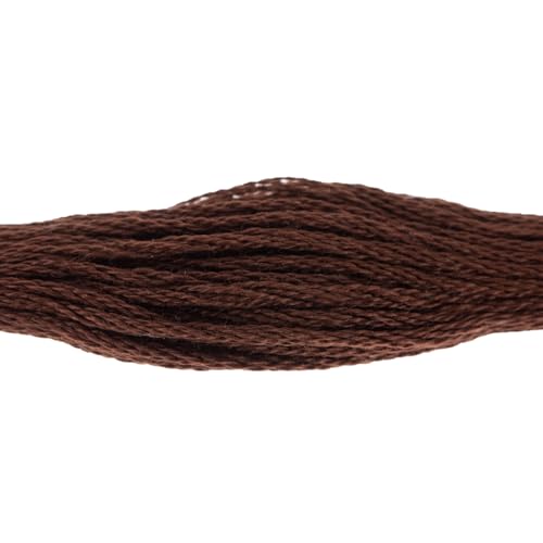 Image of Hobby Lobby DMC Cotton Embroidery Floss - 938 Ultra Dark Coffee Brown | Set of 12