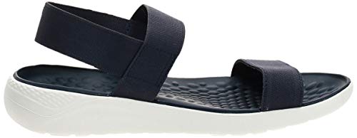 Sandália, Crocs, Literide Sandal, Navy/White, 36, Feminino