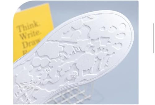 Image of Women & Girls White Stylish Design Lace-up Lightweight and Comfortable Shoes for Parties, as Well as Gym Casual Sports Sneakers Shoes