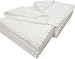 Pack of 12 Pieces ,100% Cellulose Cotton fibres,20" Square Oversized,White Solid Dinner Napkin with Decorative Crochet Lace attached. Luxurious items@ very Low & Affordable Price By Linen Clubs.