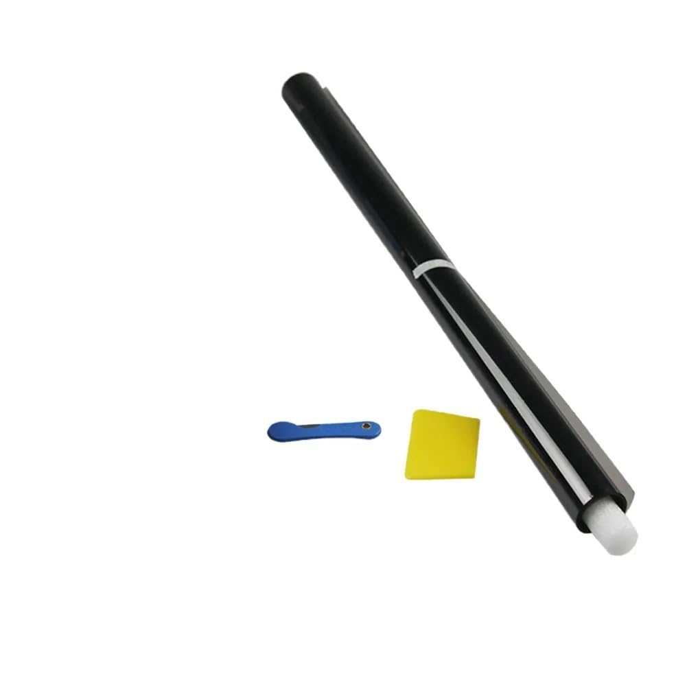 Laminas Para Tintar Lunas Coche Película for ventana de coche de color negro oscuro de 75 cm x 6 m, protección solar, protección de privacidad, pegatina protectora solar UV for verano, películas de ai